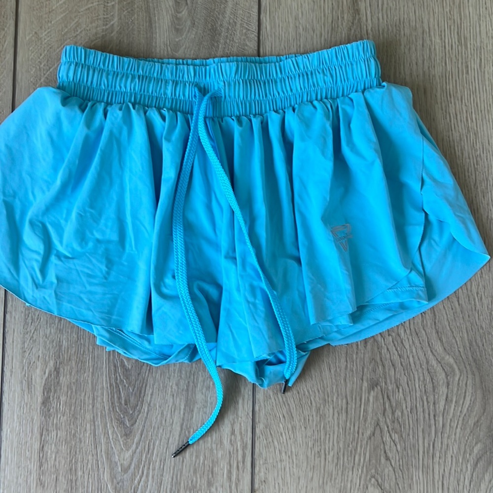 cute blue butterfly shorts